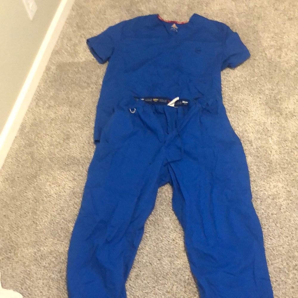 3 pairs of Xl dickies blue scrubs
